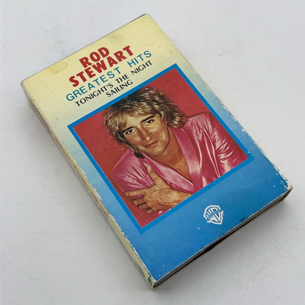 Rod Stewart Greatest Hits Cassette Tape Korean Import Oasis WEA OWT-038 Vintage